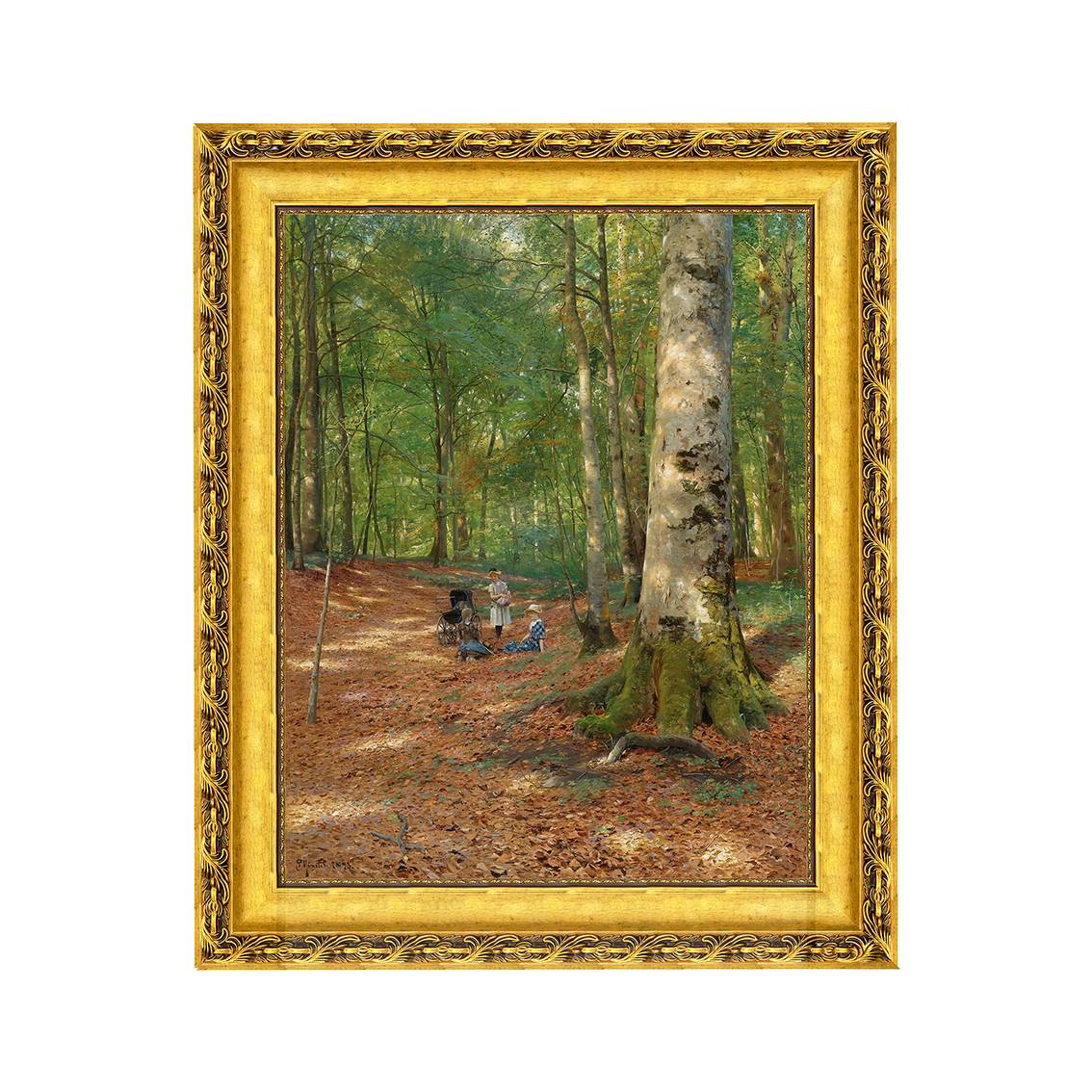 A Clareira na Floresta - Peder Mørk Mønsted