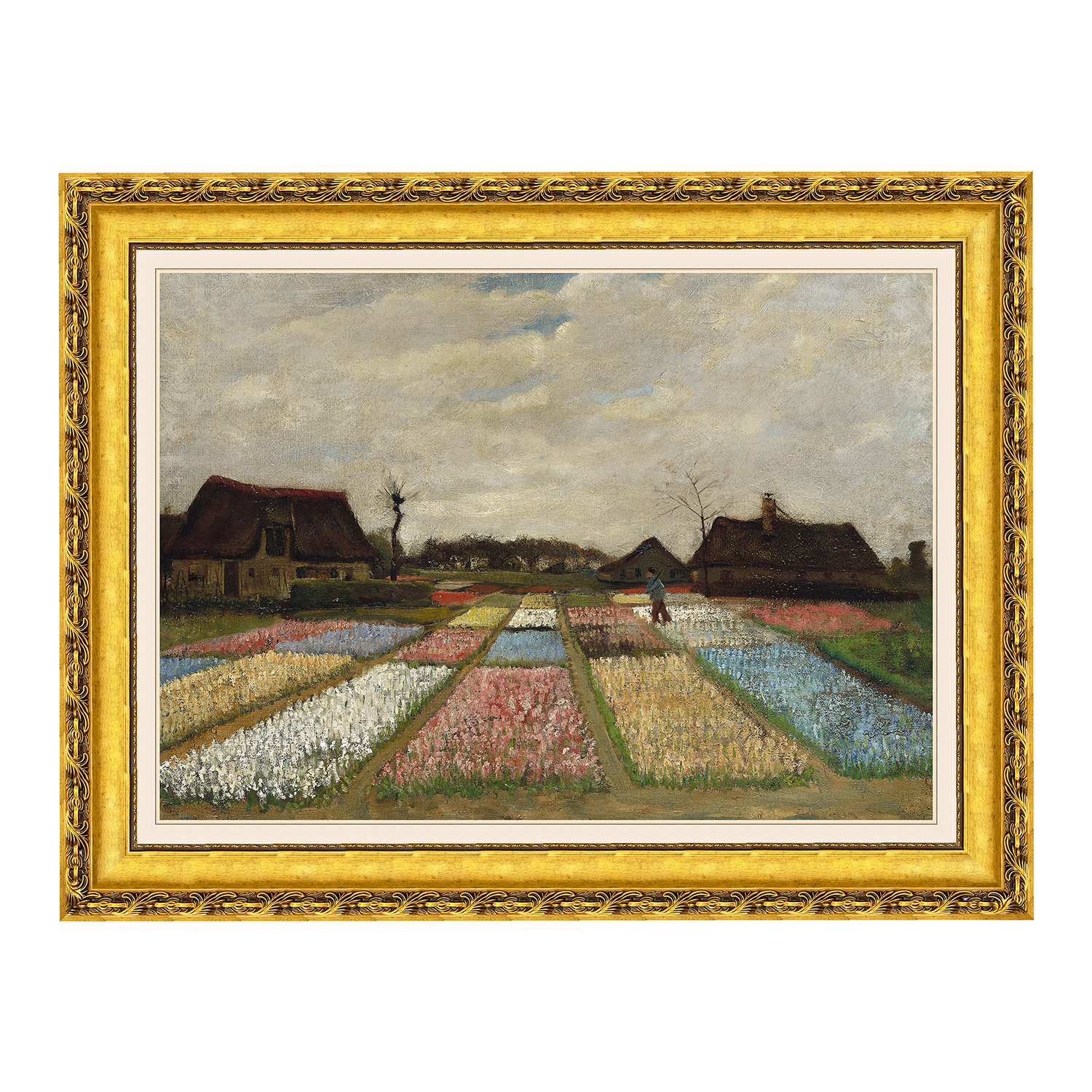 Canteiros de flores na Holanda - Vincent van Gogh