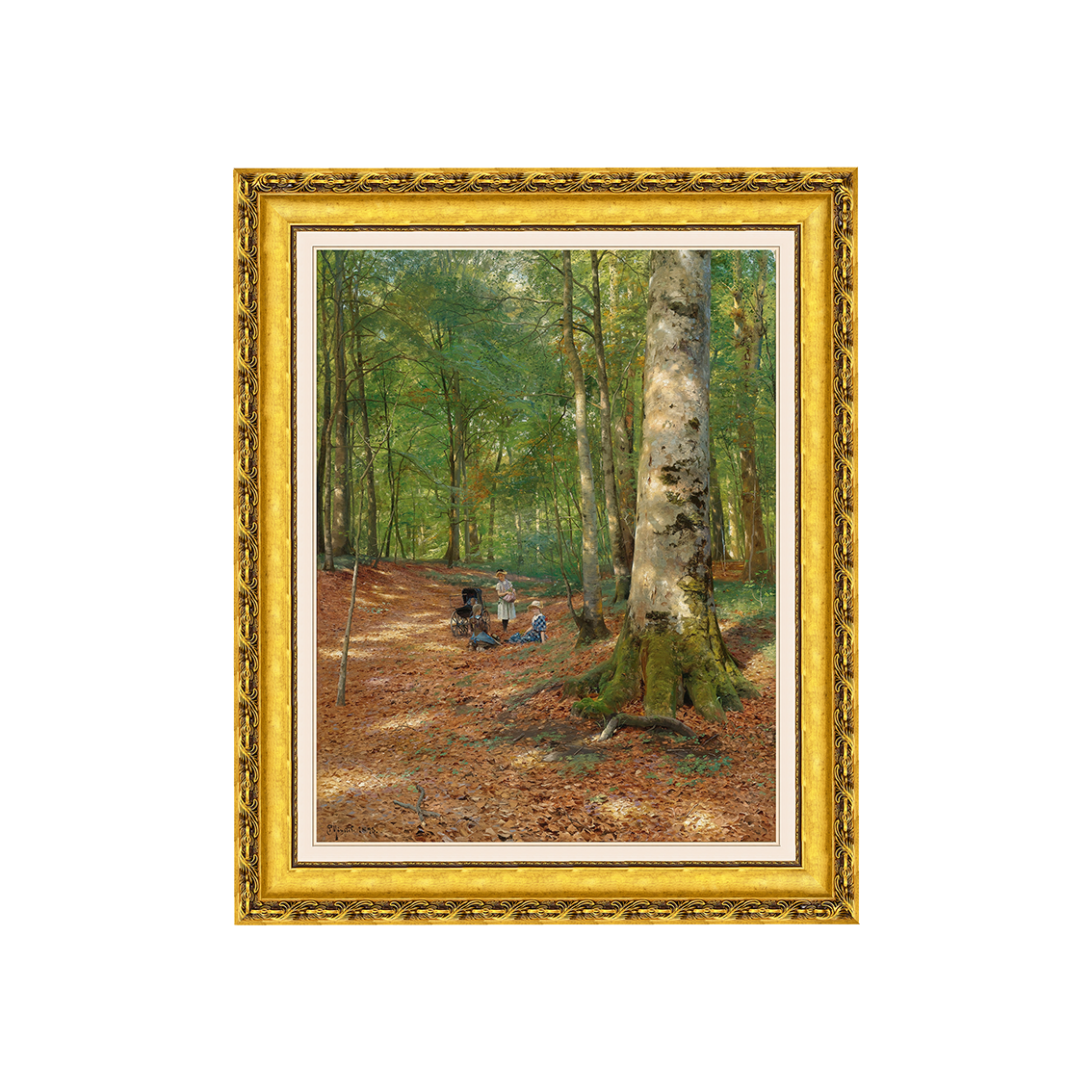 A Clareira na Floresta - Peder Mørk Mønsted