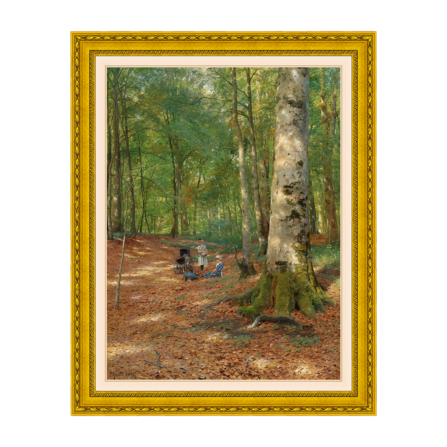 A Clareira na Floresta - Peder Mørk Mønsted