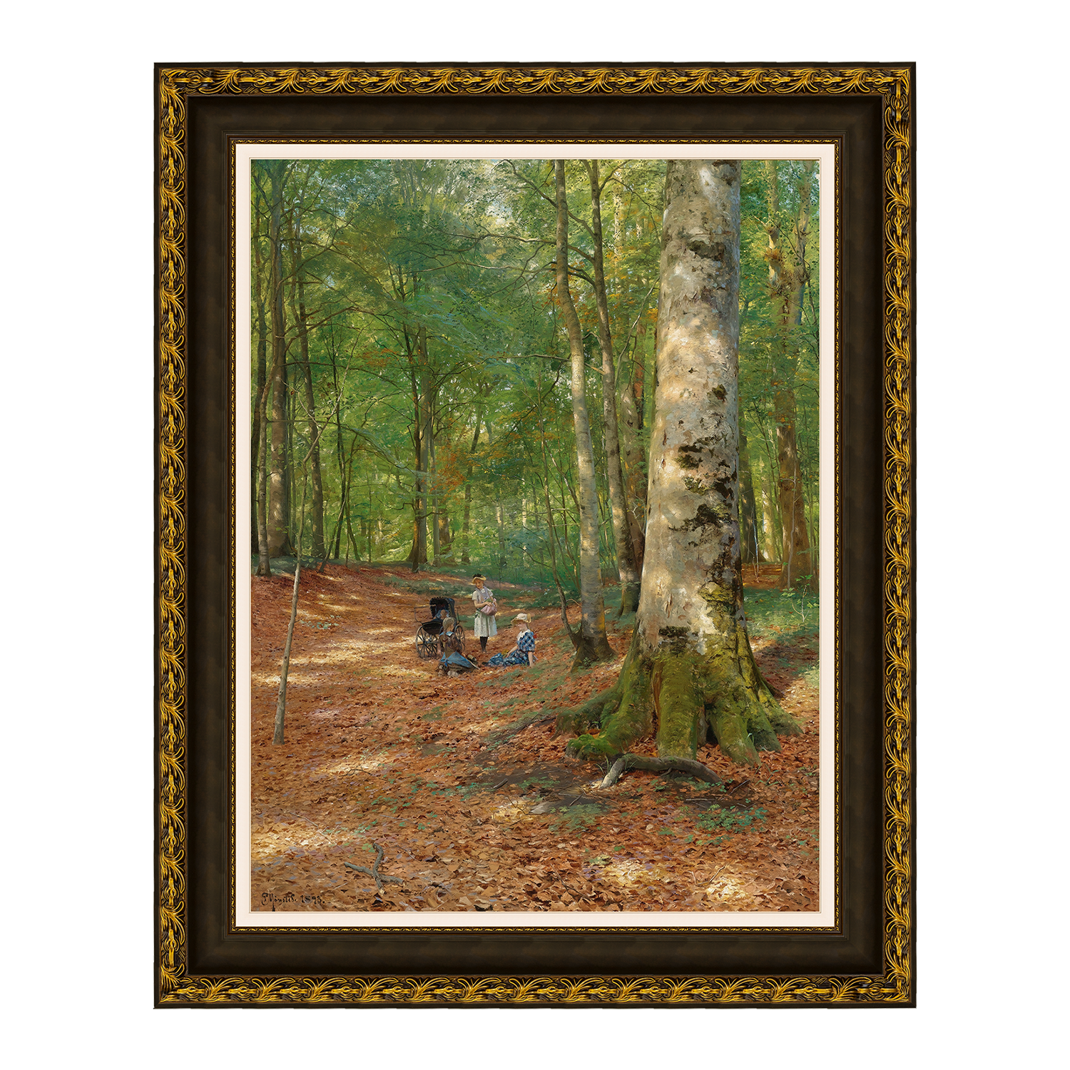 A Clareira na Floresta - Peder Mørk Mønsted
