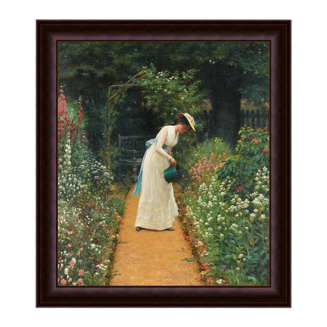 Jardim de Minha Esposa - Edmund Blair Leighton