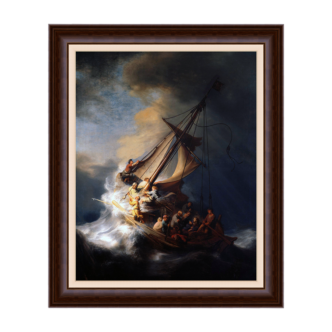Tempestade no mar da Galileia - Rembrandt