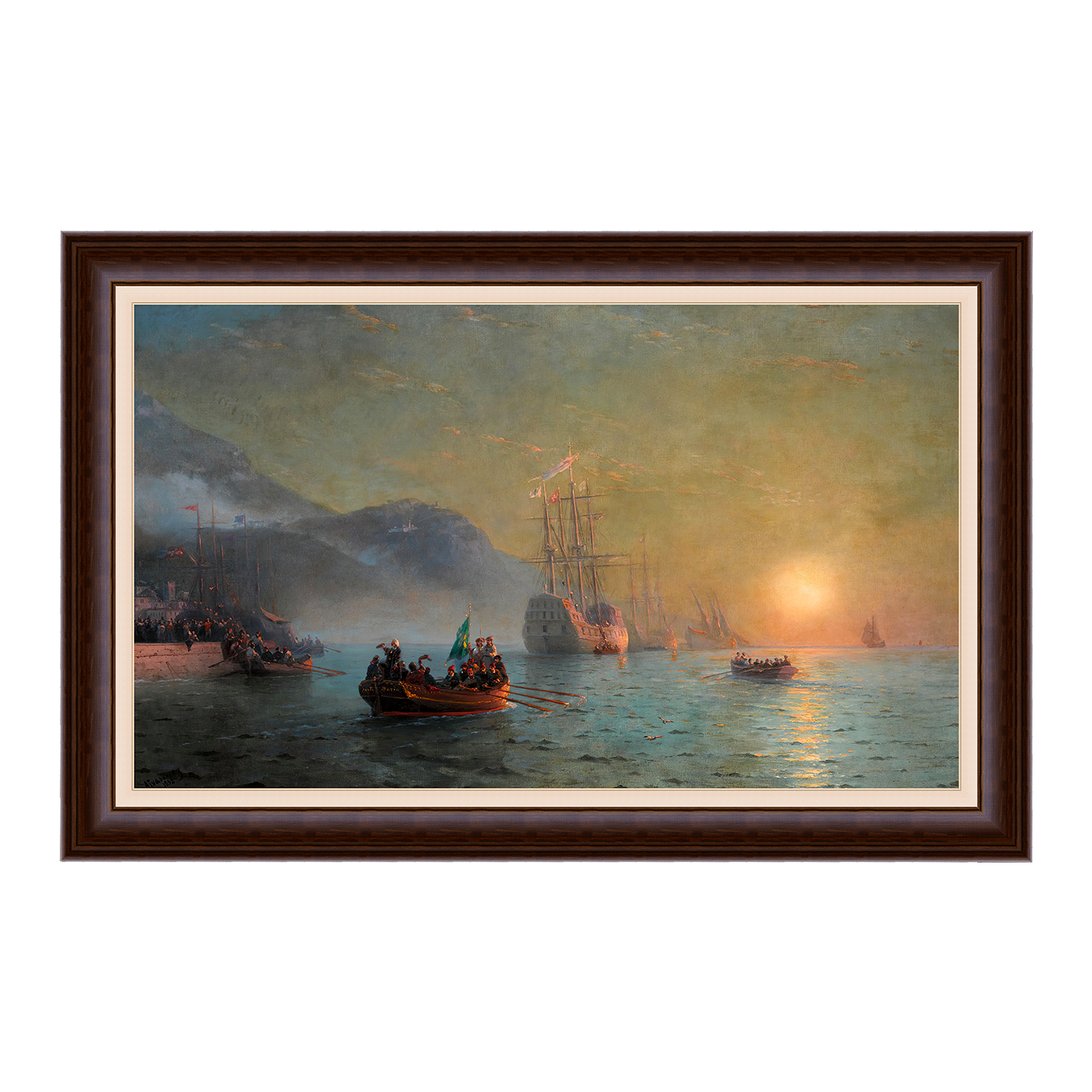 Despedida de Colombo - Ivan Konstantinovich Aivazovsky