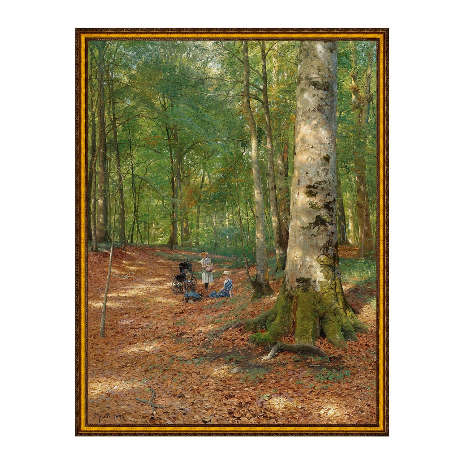 A Clareira na Floresta - Peder Mørk Mønsted