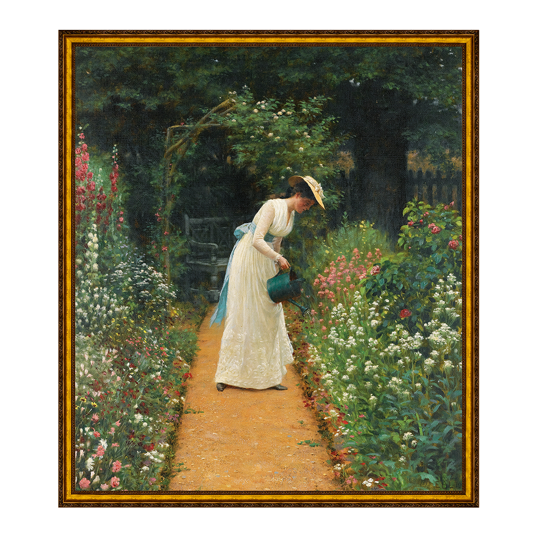 Jardim de Minha Esposa - Edmund Blair Leighton