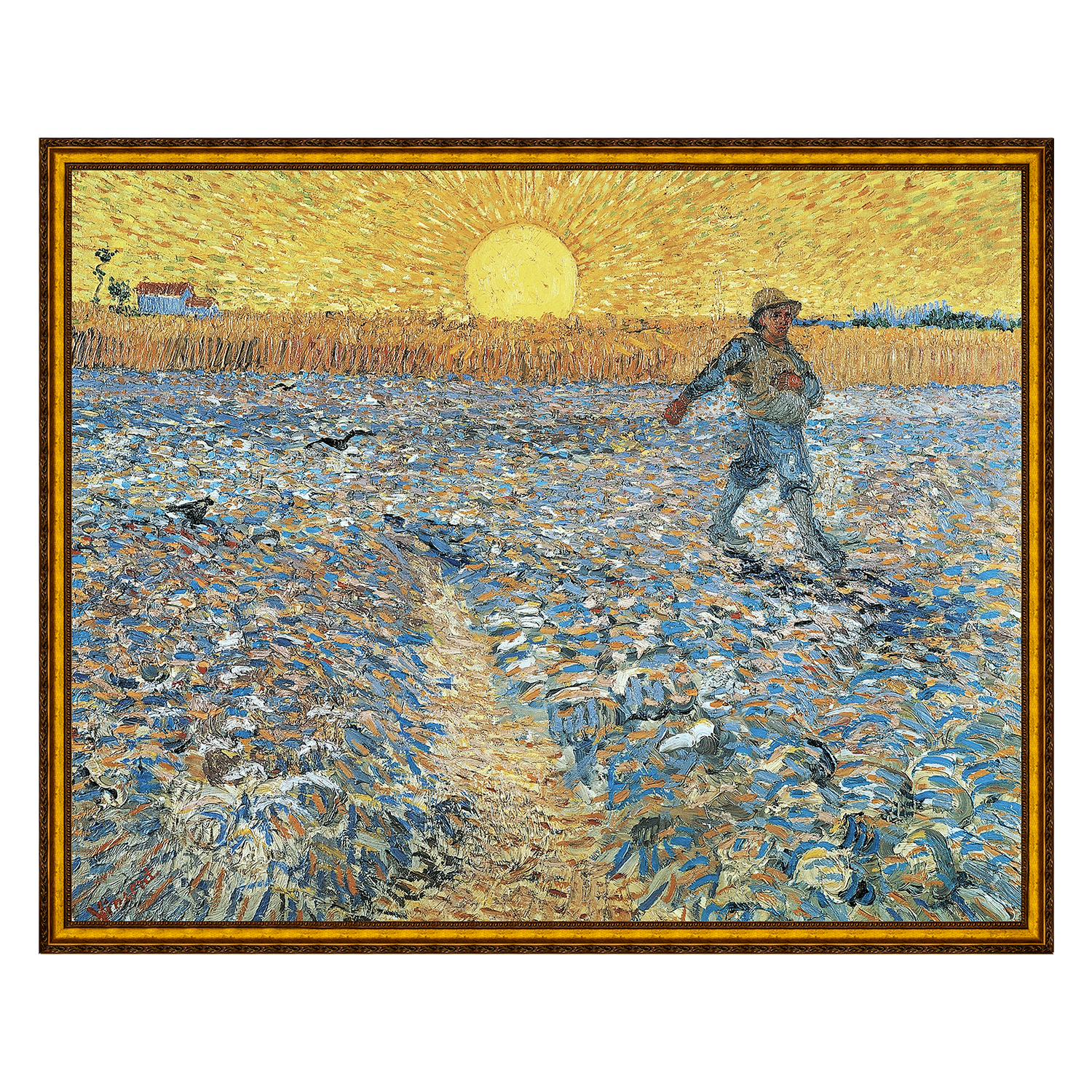 O Semeador - Moldura Provençal - Vincent van Gogh