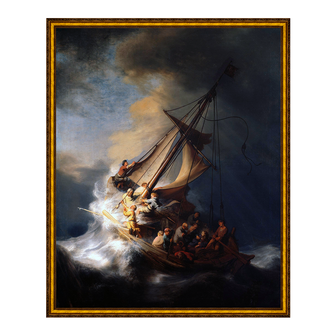 Tempestade no mar da Galileia - Rembrandt