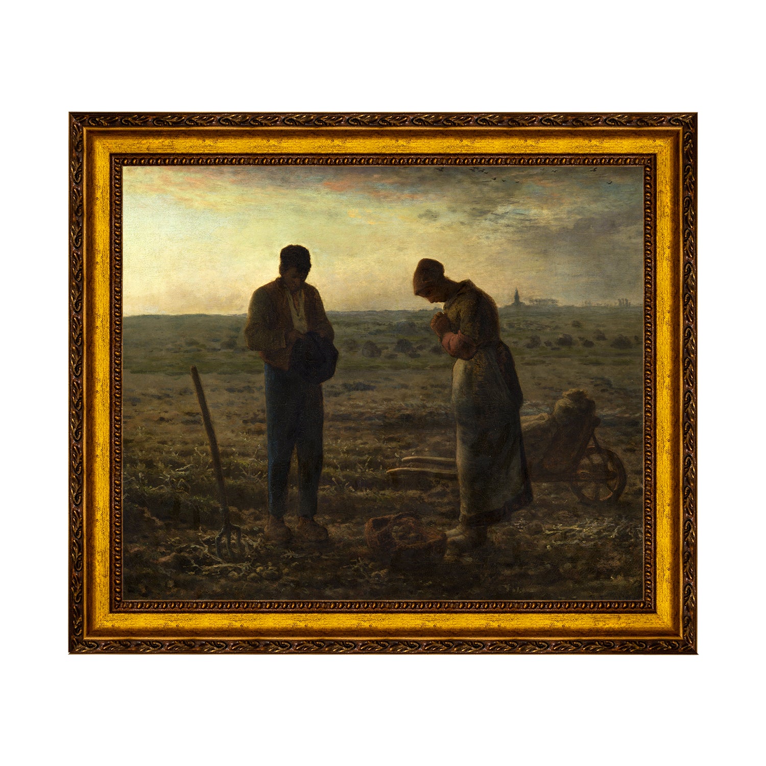 Quadro de Mesa - O Angelus - Jean François Millet