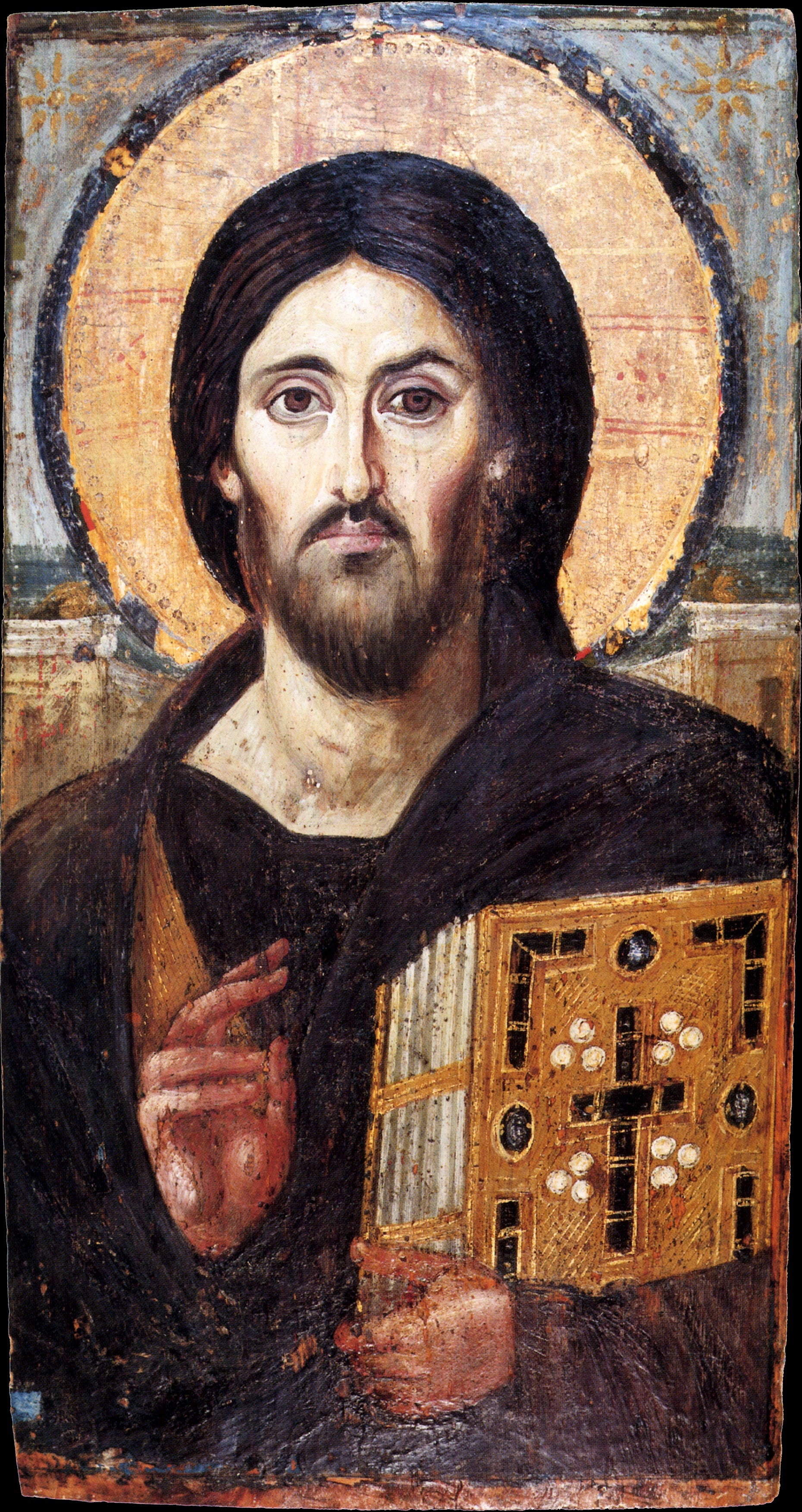 O Cristo Pantocrator do Mosteiro de Santa Catarina no Sinai