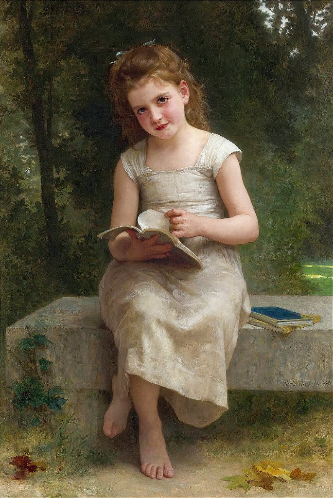 A leitora - William bouguereau