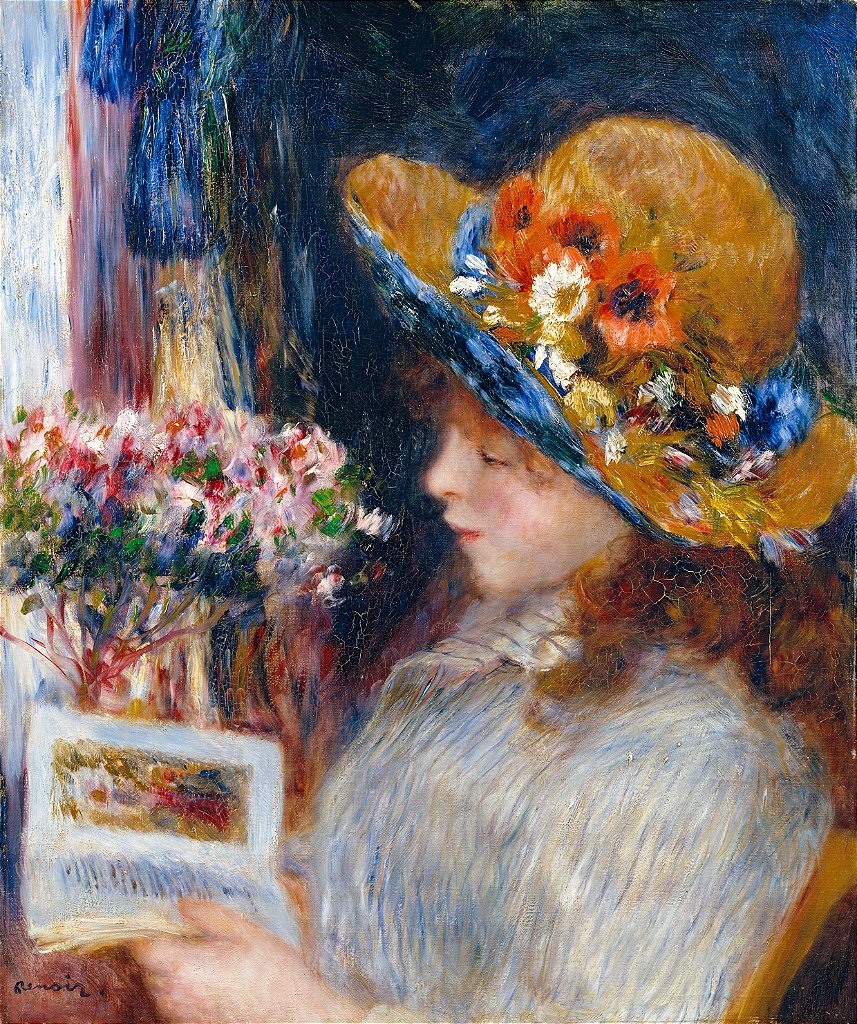 Garota lendo - Pierre Auguste Renoir