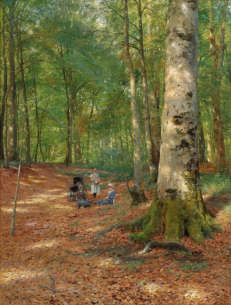 A Clareira na Floresta - Peder Mørk Mønsted