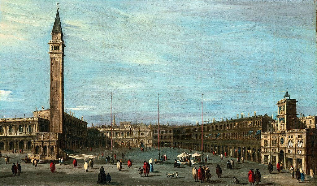 A Piazza San Marco, Veneza, voltada para o oeste - Francesco Guardi