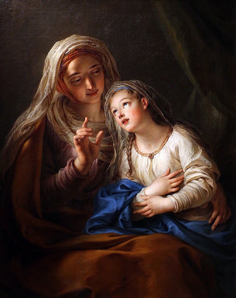 A Educação da Virgem Maria (ca 1735-1737) - Charles Antoine Coypel