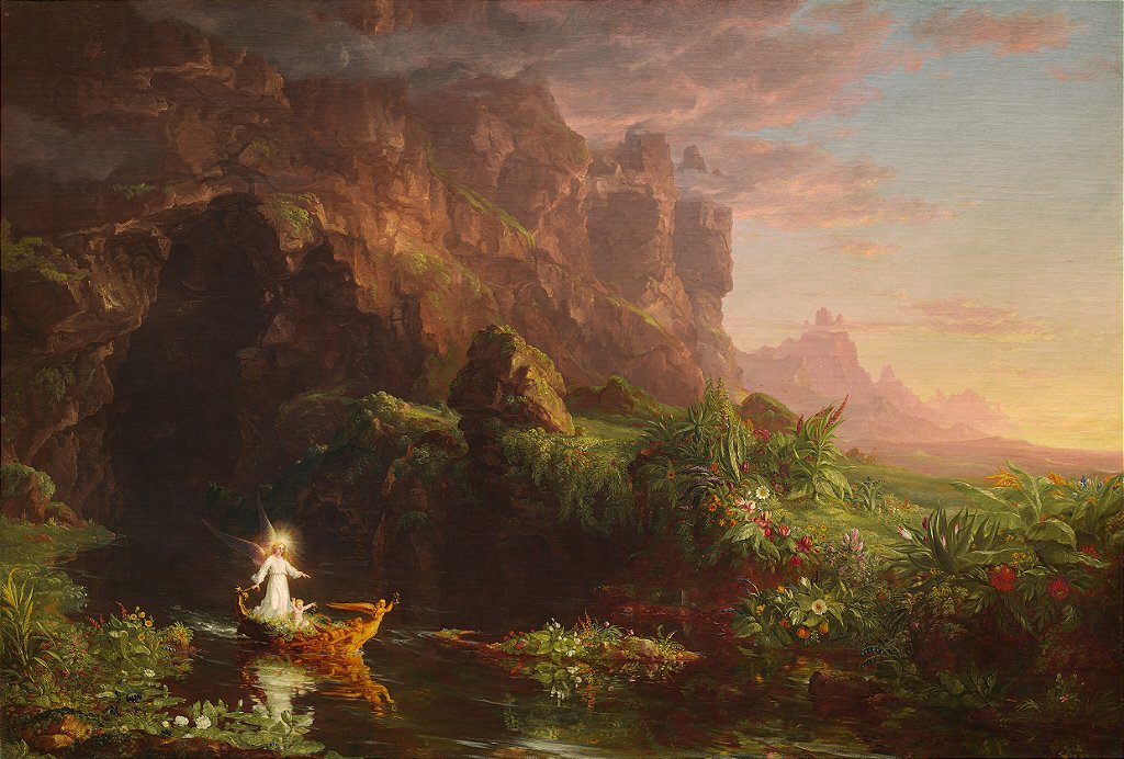 Viagem da vida: infância - Thomas Cole