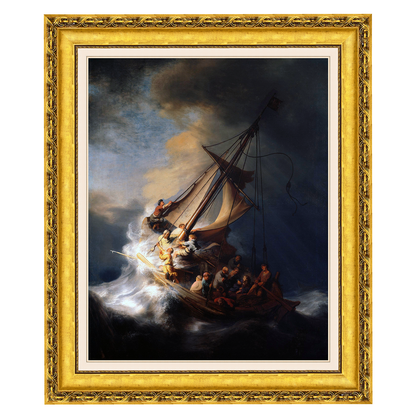 Tempestade no mar da Galileia - Rembrandt