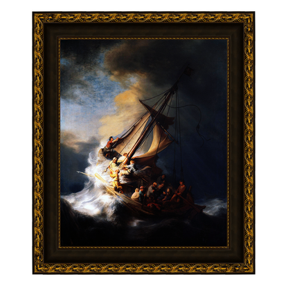 Tempestade no mar da Galileia - Rembrandt