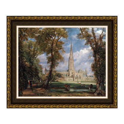Catedral de Salisbury vista do terreno do bispo - John Constable