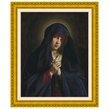 Virgem Mãe Rezando - Giovanni Battista Salvi da Sassoferrato