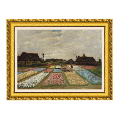 Canteiros de flores na Holanda - Vincent van Gogh