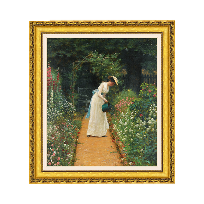 Jardim de Minha Esposa - Edmund Blair Leighton