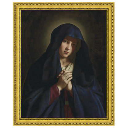 Virgem Mãe Rezando - Giovanni Battista Salvi da Sassoferrato