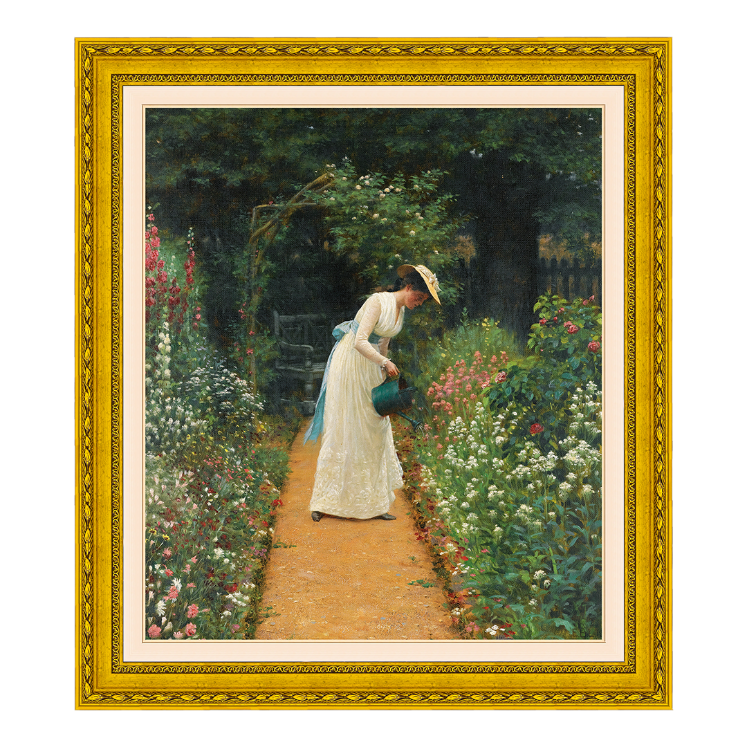 Jardim de Minha Esposa - Edmund Blair Leighton