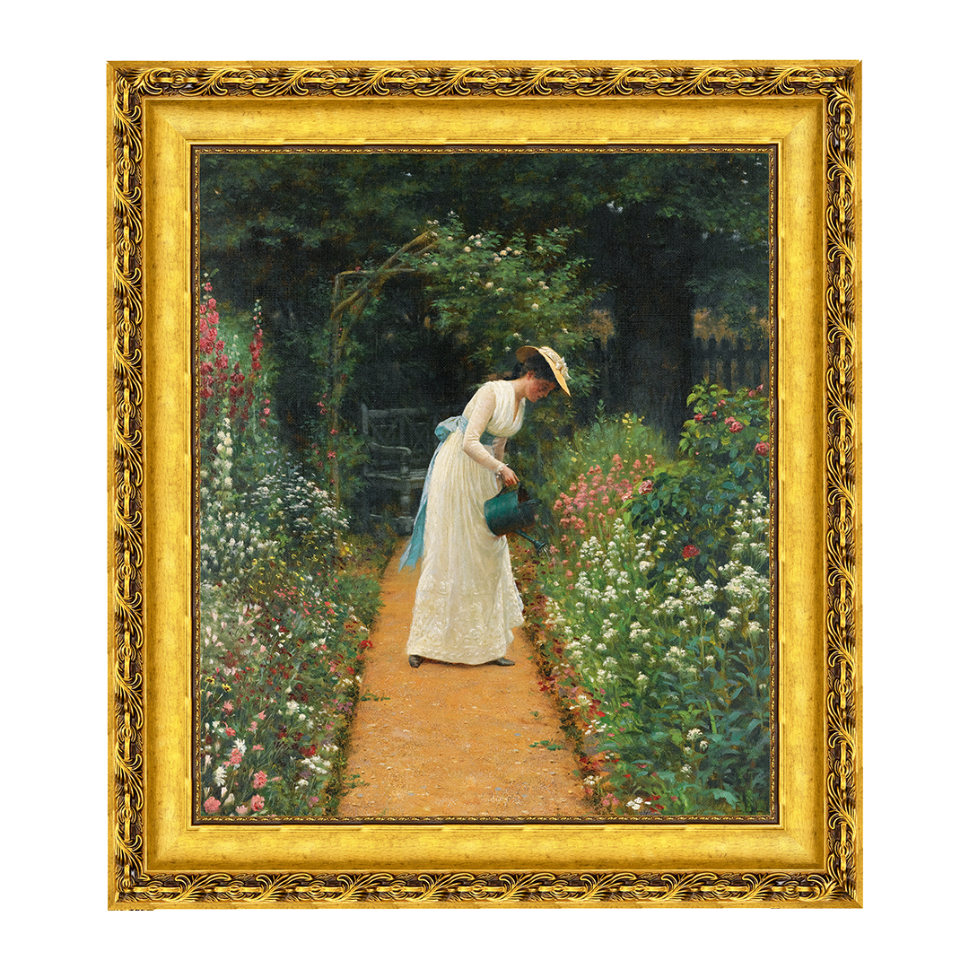 Jardim de Minha Esposa - Edmund Blair Leighton