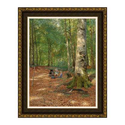A Clareira na Floresta - Peder Mørk Mønsted