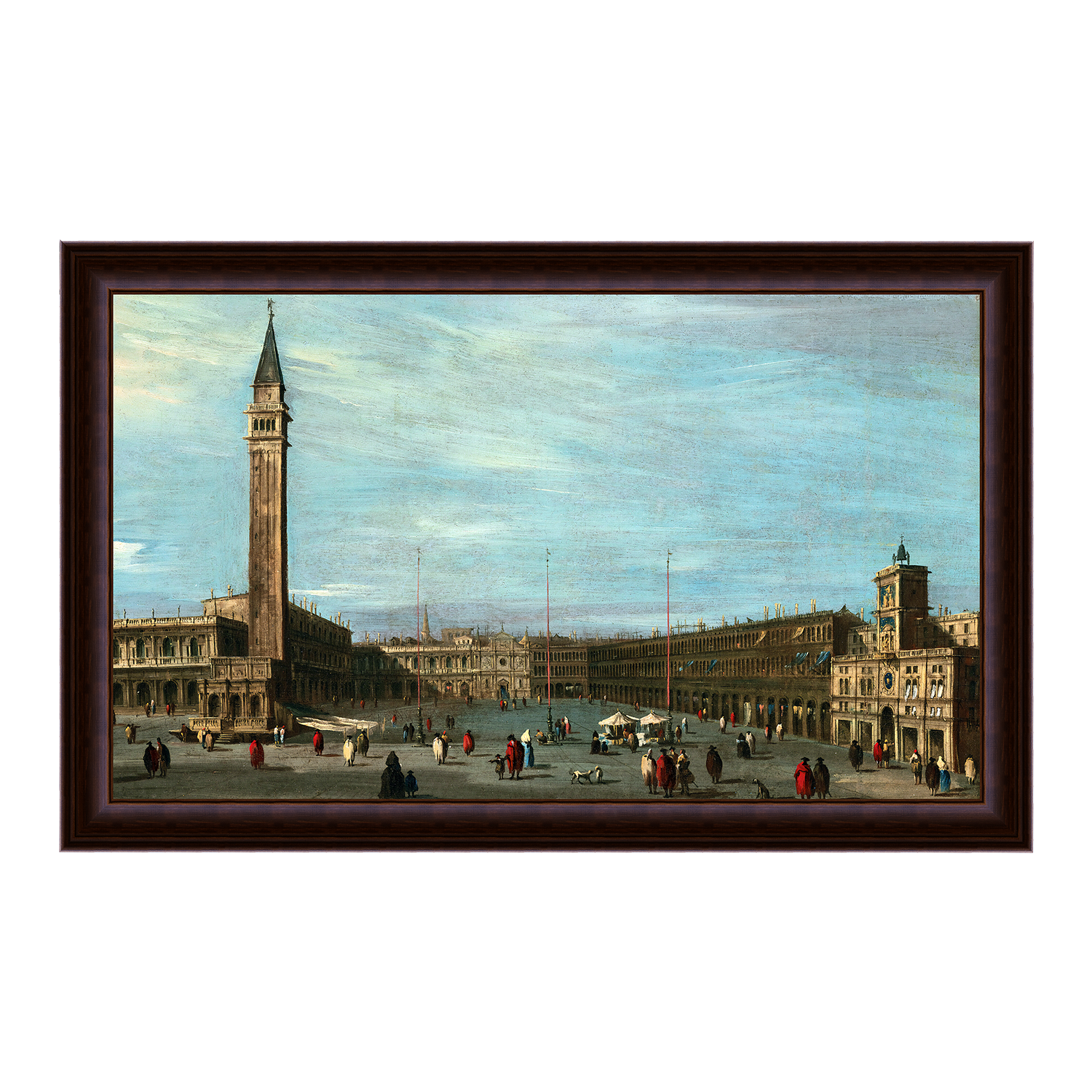 A Piazza San Marco, Veneza, voltada para o oeste - Francesco Guardi