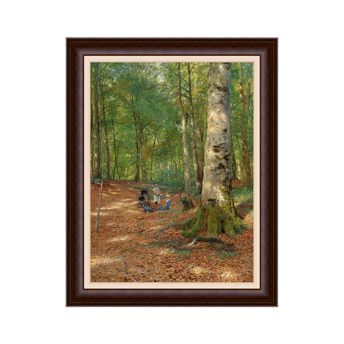 A Clareira na Floresta - Peder Mørk Mønsted