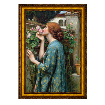 Quadro de Mesa - A Alma da Rosa - John William Waterhouse