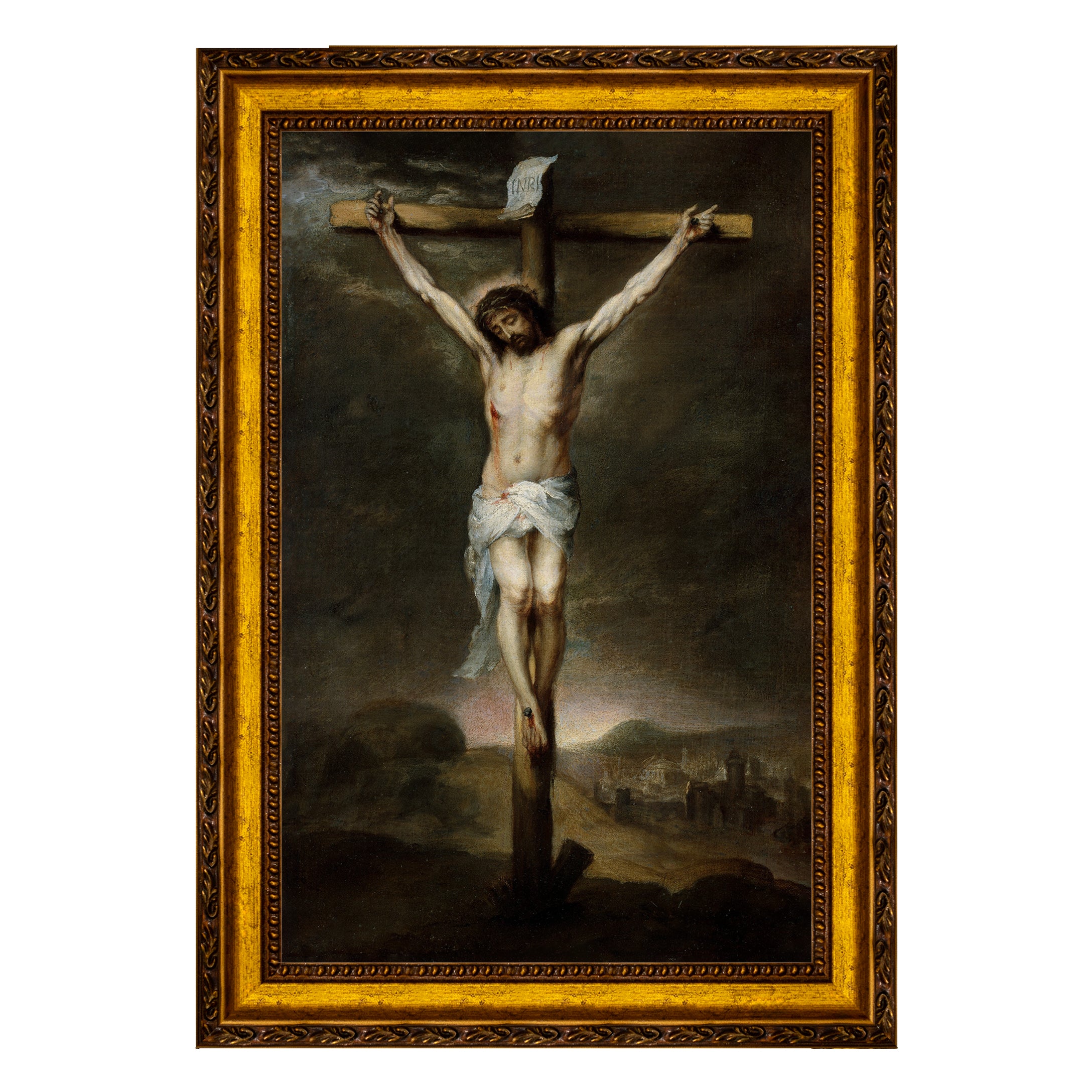 Quadro de mesa - A Crucificação - Bartolomé Estebán Murillo