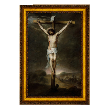 Quadro de mesa - A Crucificação - Bartolomé Estebán Murillo