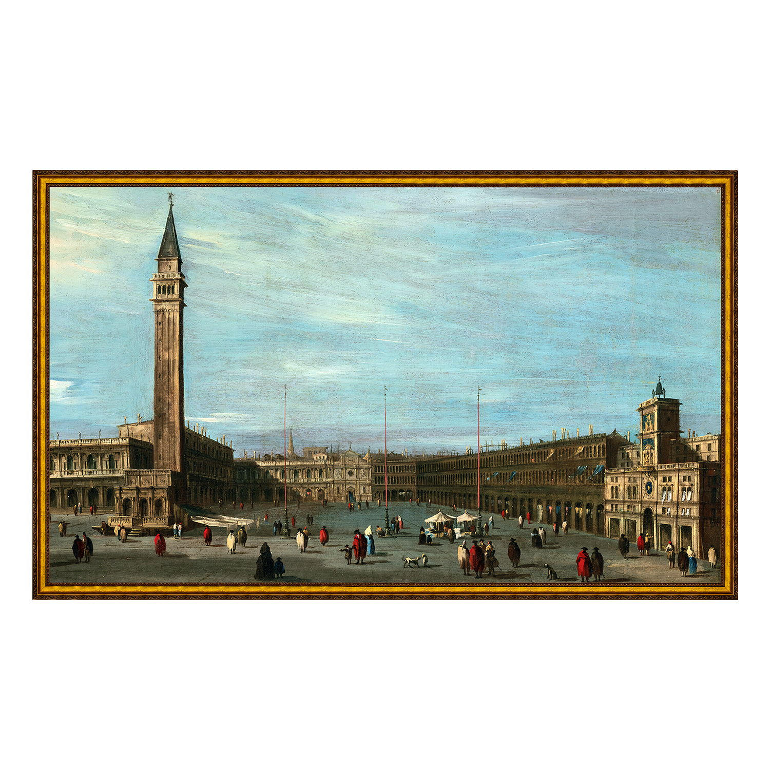 A Piazza San Marco, Veneza, voltada para o oeste - Francesco Guardi