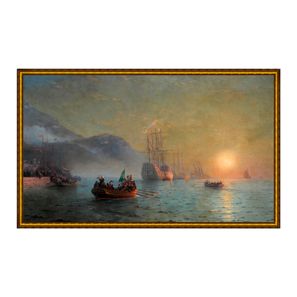 Despedida de Colombo - Ivan Konstantinovich Aivazovsky