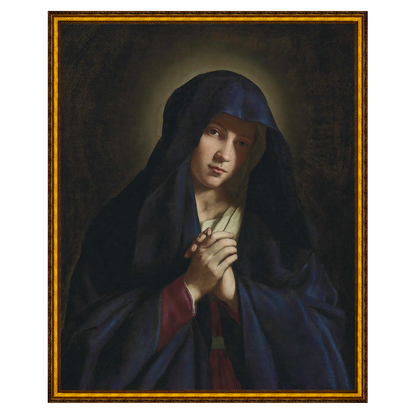 Virgem Mãe Rezando - Giovanni Battista Salvi da Sassoferrato
