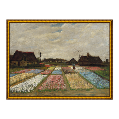 Canteiros de flores na Holanda - Vincent van Gogh