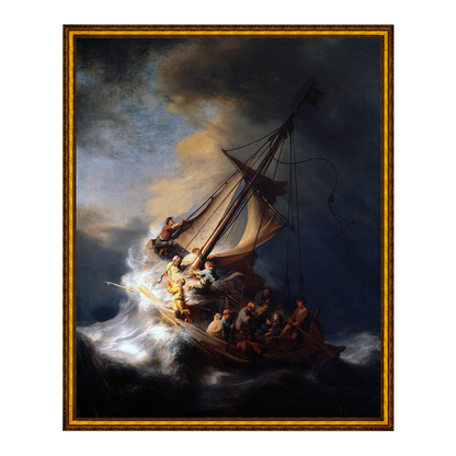 Tempestade no mar da Galileia - Rembrandt