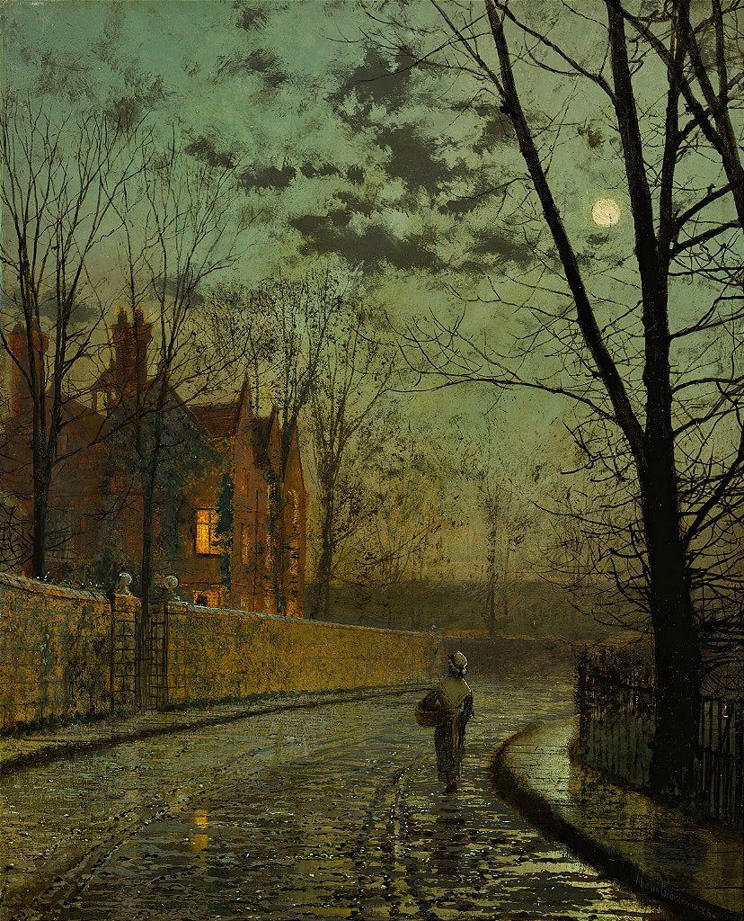 Após o banho - John Atkinson Grimshaw