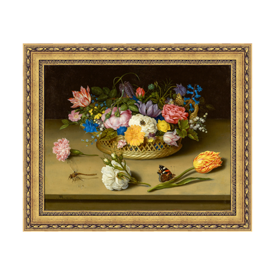 Dourada Floral - Sem Passe-Partout