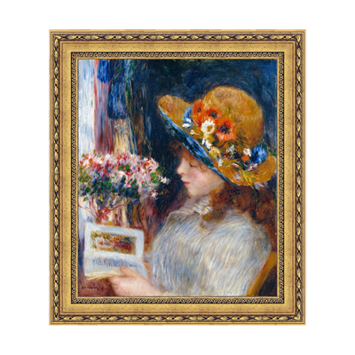 Dourada Floral - Sem Passe-Partout