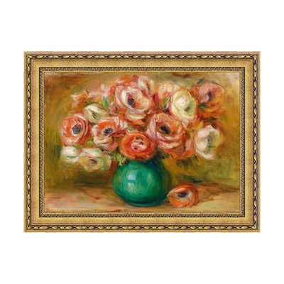 Dourada Floral - Sem Passe-Partout