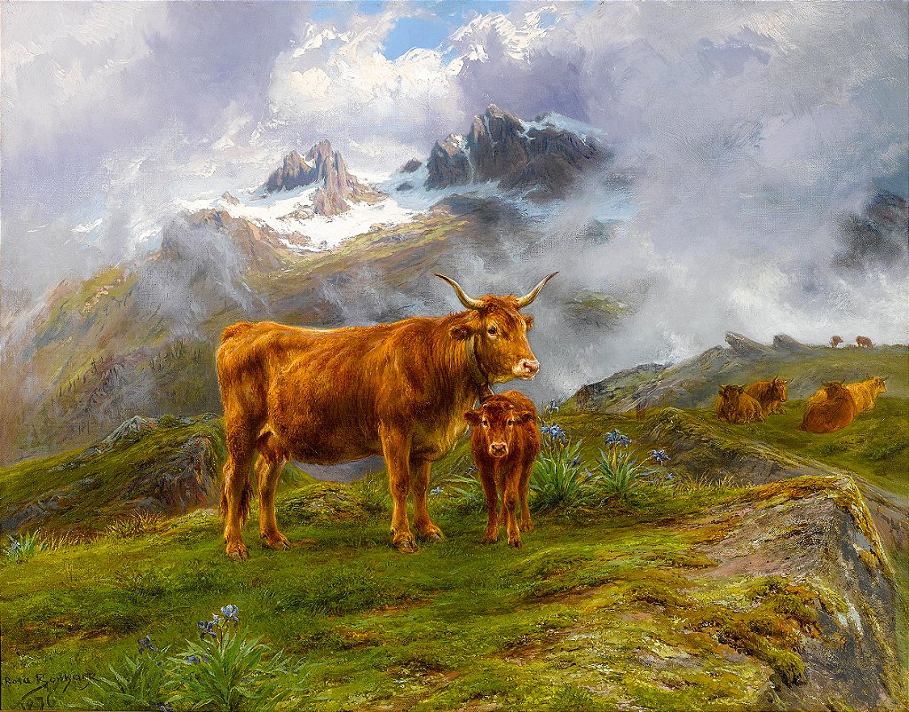 Gado de terras altas - Rosa Bonheur