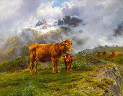 Gado de terras altas - Rosa Bonheur