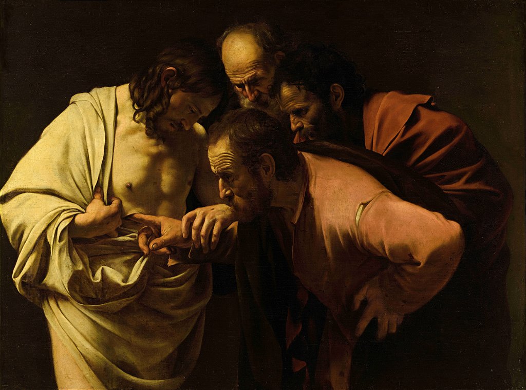 Incredulidade de Santo Tomé - Caravagio