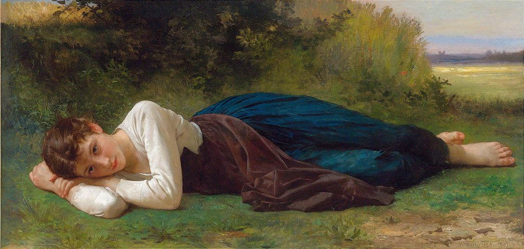 O repouso - William bouguereau