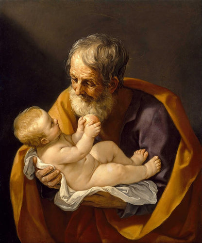 São José e o Menino Jesus - Bartolome Esteban Murillo