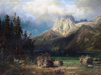 Paisagem urbana (1857) - August Wilhelm Leu